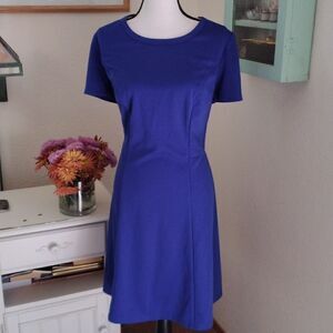 AB Studio Blue Knit Dress